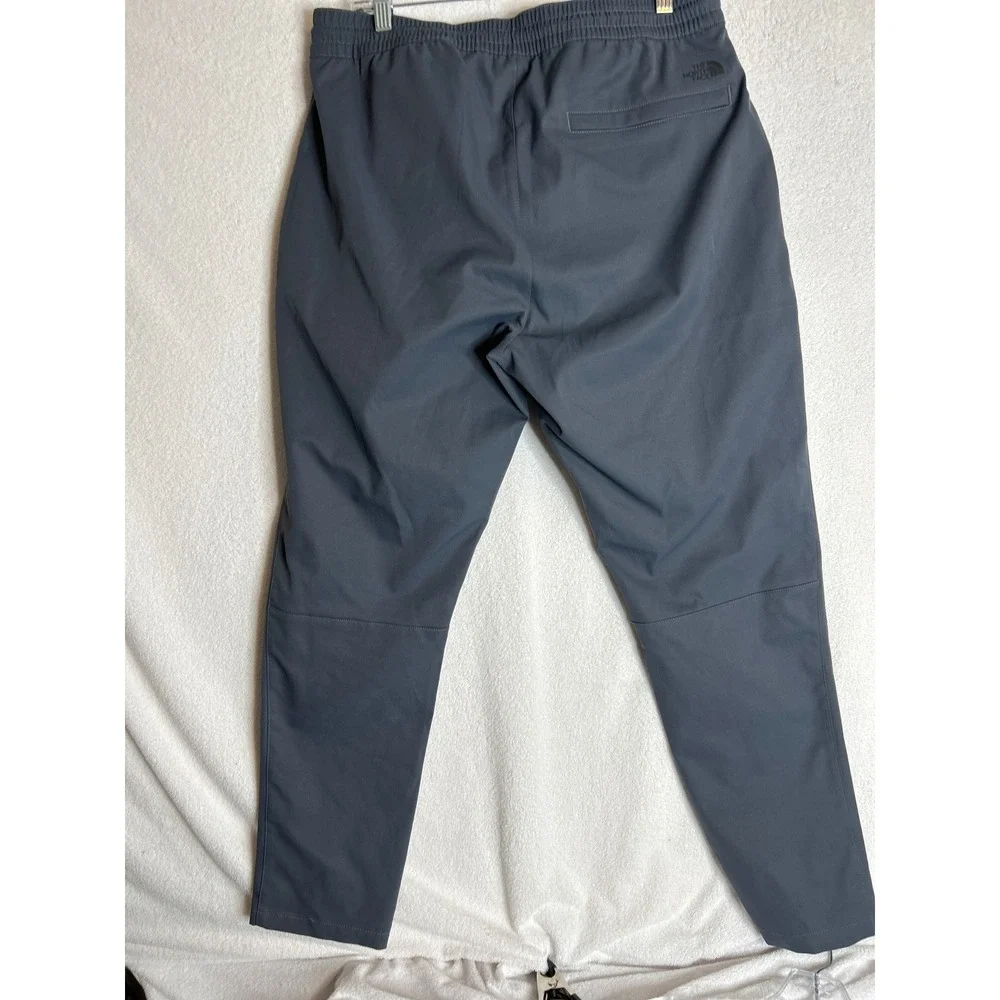 The North Face Mens Gray Technical Hiking Pants Elastic Waist Size 36 Regular